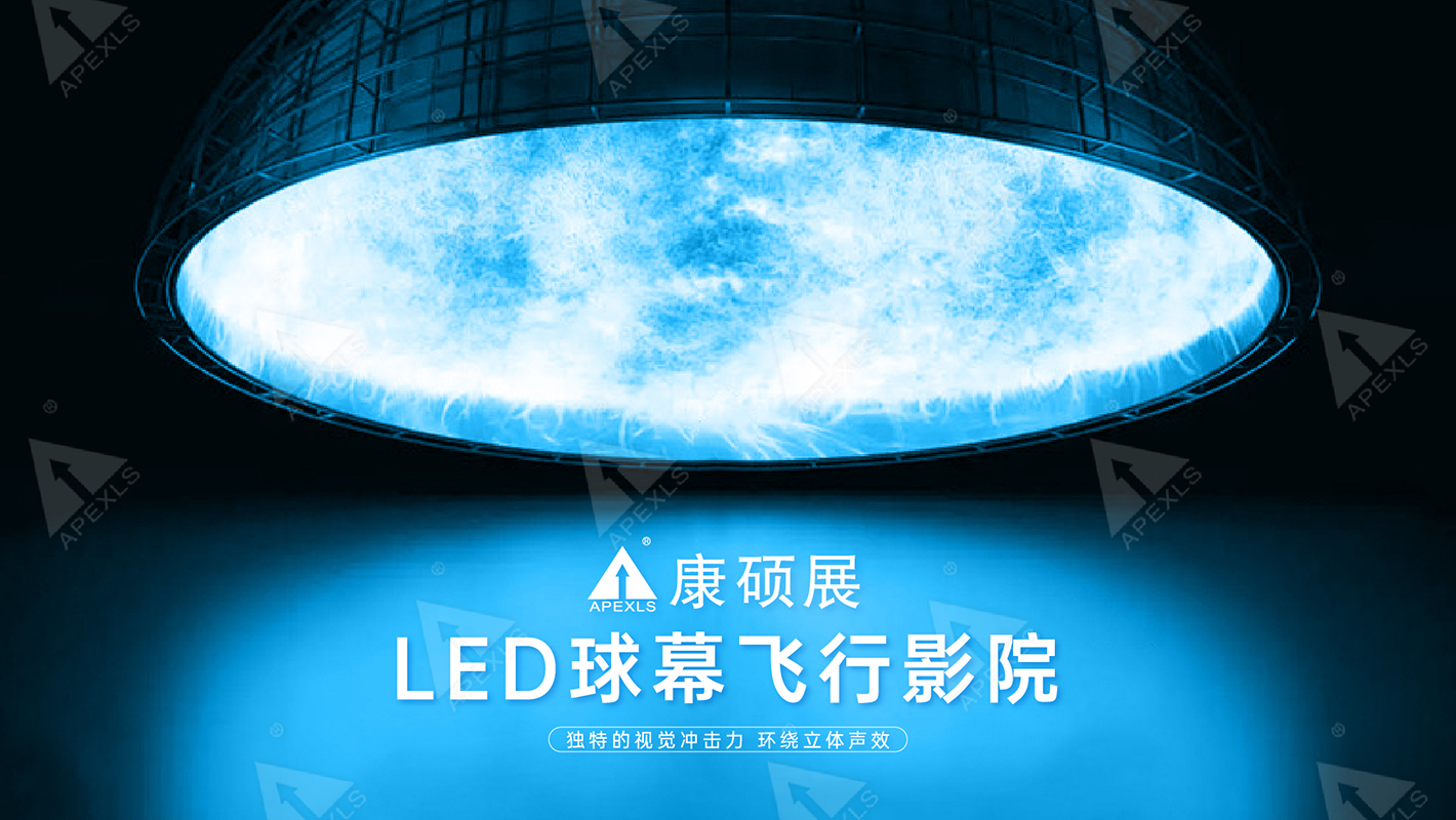 新世纪棋牌，LED球幕飞行影院设备构成有哪些？